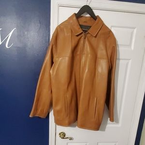 Wilson Leather 2XL TAN LEATHER COAT